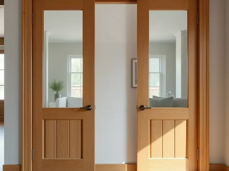Custom wooden doors